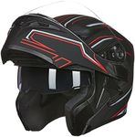 ILM Motorcycle Dual Visor Flip up M