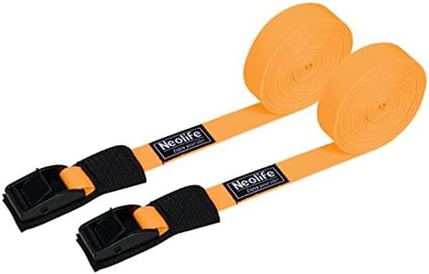 WONITAGO Rack Strap Tie Down Straps for Surfboard SUP Paddleboard Kayak Snowboard and Canoes, 15 Feet (Pair), Yellow