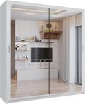 Double Mirror Sliding Door Wardrobe