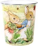 Zawadi Global Peter Rabbit Kids Childrens Waste Bucket Paper Bin Basket for Bedroom Study Desk Dustbin