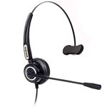 VoiceJoy Hands-Free Headset with RJ9 Plug for Avaya 1608 9630 9640 9650 9620,GrandStream GXP-2130 2140 2160 Yealink T20P T22P T26P T28P Phones