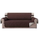 BellaHills Sofa Covers Water Resistant Sofa Cover 3 Seater Reversible Sofa Slipcovers Sofa Protectors from Cats Couch Covers with Non Slip Elastic Straps for Kids Pets (Sofa, Brown/Beige)