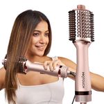 PROTOUCH Born To Shine 2-in-1 Styling Blow Brush | Hair Dryer & Volumizer Brush | Straightens, Smooths & Adds Shine | Ceramic Barrel | 1200W | For All Hair Types | No Heat Damage