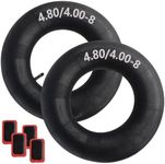 4.80/4.00-8 Tire Tube 4.80-8 Tire Inner Tubes Heavy Duty for Wheelbarrow Wheel Barrow Garden Carts Lawn Mowers Tillers Unicycles Agricultural Tiller and More Models(4.80/4.00-8)