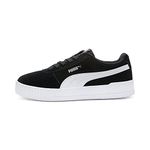 PUMA Women's Carina Sneakers, Puma Black- Black-Silver, 8 UK