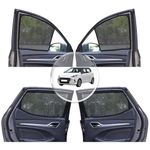 NEODRIFT 'NeoShade' Magnetic Car Sunshades for Hyundai Grand i10 Nios (UV Protection, Strong Magnetic Grip, Zipper Design, Temperature & Privacy Control) (Set of 4)