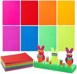 64 Pack Colored Corrugated Cardboard Sheets for Crafts, Art Projects, DIY Signs, 8 Bright Colors (8.3 x 11.8 in)