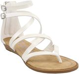 Blowfish Women's Bungalow Wedge Sandal (8 B(M) US, White)