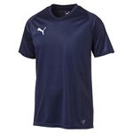 PUMA PUMJV|#Puma Men LIGA Jersey Core Jersey - Peacoat-Puma White, S