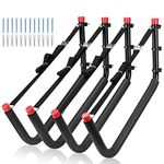 4 Pack Kayaks Storage Racks, 52cm/20.5Inch Heavy Duty Canoe Hangers, Naikozmo Wall Mount Hooks for Stand Up Paddle Boards, Surfboards, SUP, Ski, Snow Board