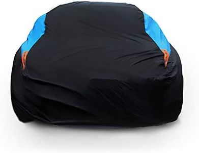 MORNYRAY Waterproof All Weather Snowproof UV Protection Windproof Outdoor Full car Cover, Universal Fit for Sedan (Fit Sedan Length 186-193 inch, Blue)