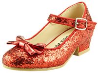 The Doll Maker Bow Top Glitter Strap Pump-FBA173034C-12