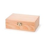 Darice Unfinished Wood Craft Box – 