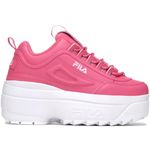 Fila Women's Disruptor II Wedge Shoes, 661 Hot Pink/Pirouette/White, 7 UK