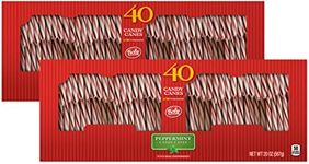 Brach's Bobs Red and White Candy Canes Peppermint, 40 Count (Pack of 2)