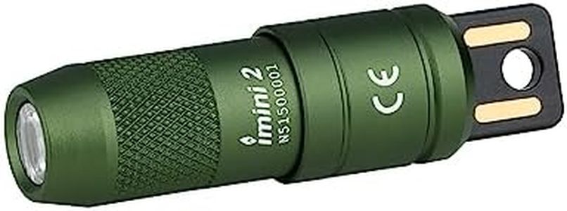 OLIGHT IMINI 2 EDC Rechargeable Keychain Flashlight, 50 Lumens Compact and Portable Mini LED Keyring Lights with Built-in Battery Ideal for Everyday Carry and Emergencies (OD Green)