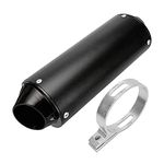 1.5" 38mm Exhaust Muffler With Clamp for 125cc 140cc 150cc 160cc 4 Wheeler ATV Quad Motorcycle Lifan Yx SDG Atomik Thumpstar BSE Apollo Kayo Stomp Chinese Pit Dirt Bike Black