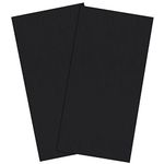 2Pack Anodized Aluminum Sheet 6 x 12 x 1/16(0.06") Inch Black Anodized Aluminum Metal Plates Engraving Blanks for Laser Engraving, DIY, 1.5MM Thin Decorative Aluminum Metal Sheets for Crafting