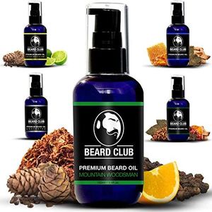 Huile de Barbe Parfumée de Qualité Supérieure - Mountain Woodsman 100ml - Soin Revitalisant pour la Barbe 100% Naturel Pour une Barbe Toute Douce sans Pellicules ni Démangeaisons et Pousse plus Rapid