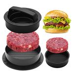 3-in-1 Stuffed Burger Press,Hamburger Press, Non-Stick Easy-to-Clean Kitchen Barbeque Accessory,Used for Stuffing Turkey Beef Vegetarian Patty Various Types of Meat Patties