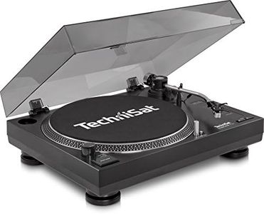 TechniSat TECHNIPLAYER LP 300 - Profi-USB-DJ-Plattenspieler (mit Scratch-Funktion und Digitalisierungsfunktion, Drehzahl: 33/45 U/min, Quarzgesteuerter Direktantrieb) schwarz