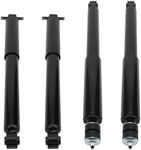 DRIVESTAR Front and Rear Shock Absorbers 2007-2017 for Jeep Wrangler, 2018 Wrangler JK 4 Complete Shock Absorber Assembly 2008 2009 2010 2011 2012 2013 2014 2015 2016 Replacement