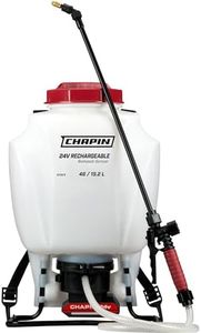 Chapin 63924 24v Battery Backpack Sprayer Powered, 4 gal, Translucent White