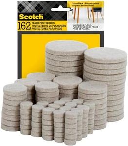 Scotch™ Felt Pads Value Pack, SP845-NA, Beige, 162 Pack