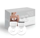 Breast Pump Hands Free: Electric Breast Pumps Wearable Portable, 3 Modes 9 Levels Leak-Proof Low Noise Painless Milk Extractor Massage Function Rechargeable Wireless Breastfeeding (1)