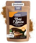 Thai 7 Spice Monte Nativo (250g) - Powdered Spice Mix perfect for Thai Cuisine - Thai Style Spice Blend - Powdered Seasoning ideal for Curries, Stir-Fries and Marinades