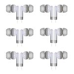 Wjjitan Bulk Earbuds 100 Pack, Whit