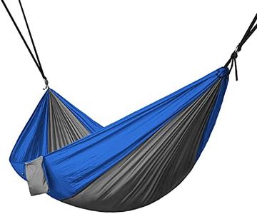 Keeble Outlets Adventure Hammock, Camping Hammock, Made of Parachute Nylon, Folds Into Light Weight Carry Bag