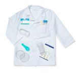 Melissa & Doug Scientist Role Play Costume Set (Includes Lab Coat, Goggles, 6 Experiments)