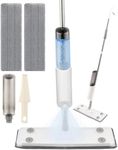 Ecrekhom Spray Mop for Floor Cleaning Refillable Bottle with 2 Washable Reusable Microfiber Pads,Mop for Wooden, Bamboo,and Cement Floors Suitable for Both Household and Commercial Applications