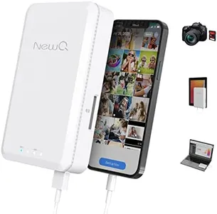 NEWQ External Hard Drive for iPhone Computer: 1TB Photo Stick USB HDD Storage Device for Memory Extension of iOS & Android Phone | Apple iPad | MacBook to Backup Picture | Video | Music