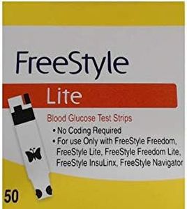 Freestyle lite glucose test strips 50 count