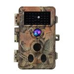 Folgtek Trail Camera Outdoor Wildlife Cam 32MP 1296P HD Video with IR Video Night Vision & Time Lapse, IP66 Waterproof 0.1s Trigger Time, 90ft Detection Distance for Hunting, Observe the Farm