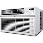 LG 15,000 BTU Window Air Conditioner, Cools 800 Sq.Ft. (20' x 40' Room Size), Quiet Operation, Electronic Control with Remote, 3 Cooling & Fan Speeds, Auto Restart, 115V