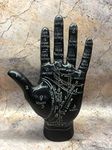 Osiris Trading UK Black Palmistry Hand Standing Palm Reading Home Decor Spiritual Learning Gift Idea Faith