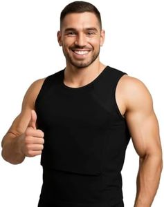 USKDTAC Concealed Tank Top Undershirt Sleeveless for Body Protection,XXXXL