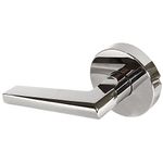 Designers Impressions Madison Design Contemporary Polished Chrome Dummy Euro Door Lever Hardware (Non- Functioning)