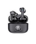 Smart Klick P91 ANC ENC LED Display Design TWS Super Sound long work time Earphones Wireless IPX6 Waterproof Earbuds - Bluetooth Ear buds for iPhone & Android, Bluetooth Headphones & Ear Phones