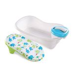 Summer Infant Newborn to Toddler Bath Center and Shower, Blue