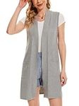 Moss Rose Long Vest for Women Sleev