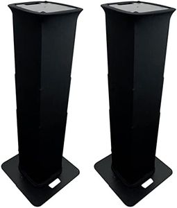 2) Rockville RTP-GO Black Portable Collapsible DJ Totem Light Stands+Bags+Scrims