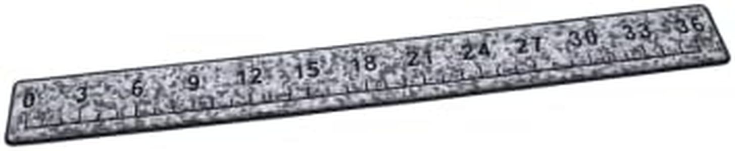 Castaway Customs SeaDek Foam Fish Ruler On Boat for Measuring Salt Water & Fresh Water Fish 36" (Snow Camo/Black)