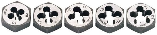 Draper 79198 Metric Hexagon Die Nut Set (5 Pieces)