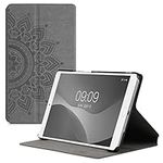 kwmobile Case Compatible with Huawei MediaPad M3 8.4 - Tablet Cover with Stand - Rising Sun Grey