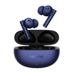 realme Buds Air 5 Truly Wireless in-Ear Earbuds with 50dB ANC, 12.4mm Mega Titanized Dynamic Bass Driver, Upto 38Hrs Battery with Fast Charging & 45ms Ultra-Low Latency for Gaming - (Blue)