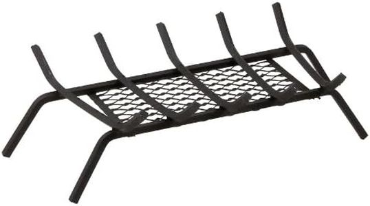 Panacea 15441 Five Bar Fire Grate with Ember Catcher, Black, 23-Inch